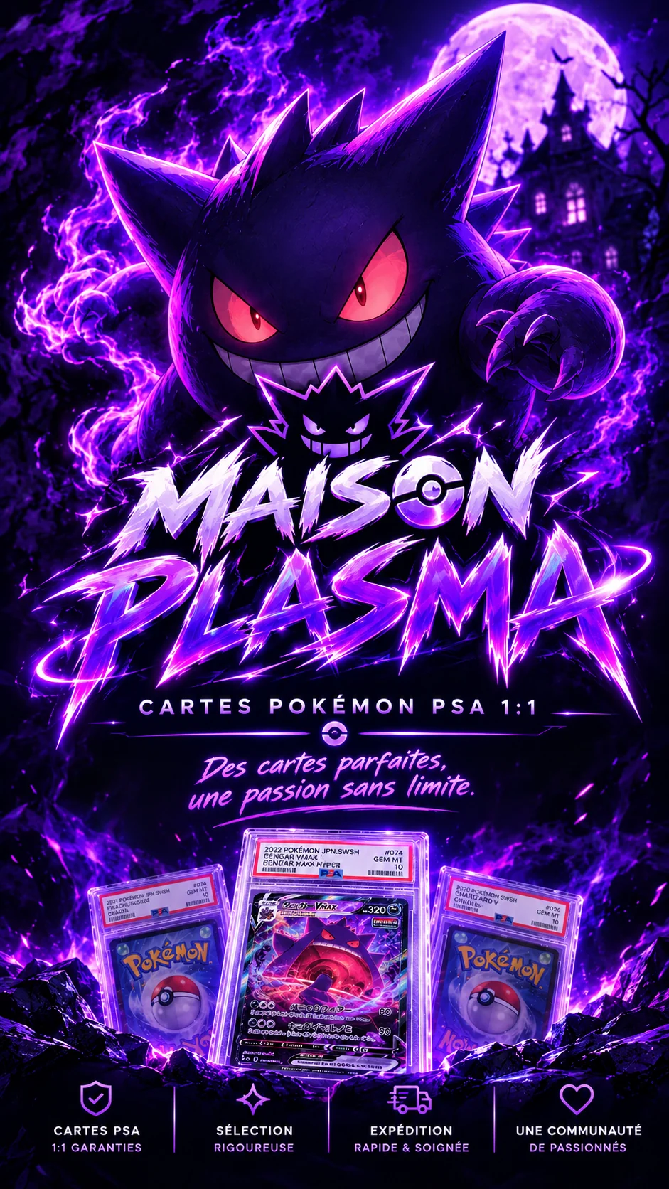 Affiche : Ectoplasma et des slabs PSA 1:1